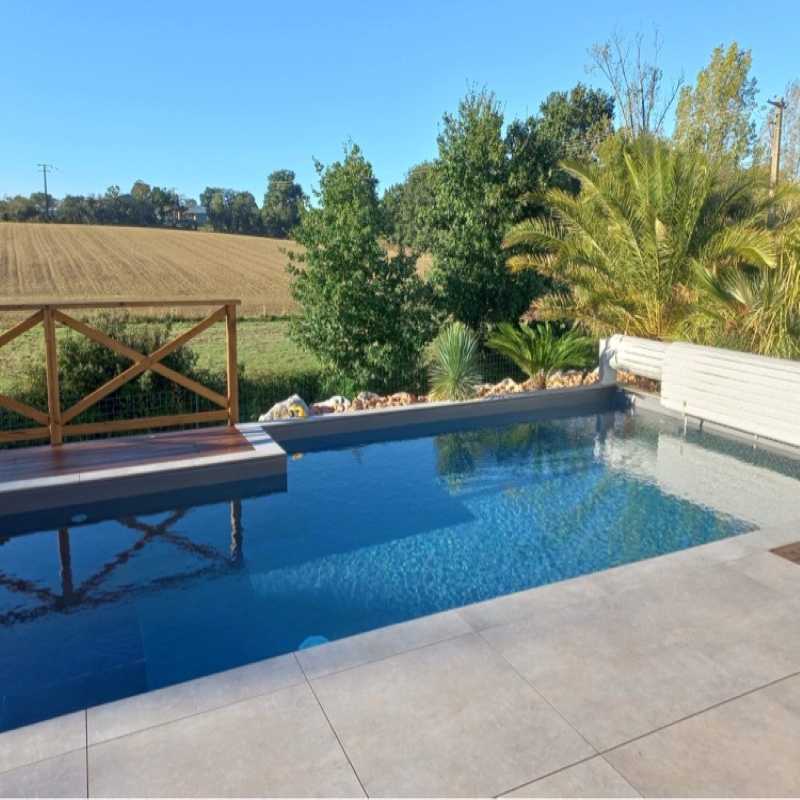 Margelles piscine